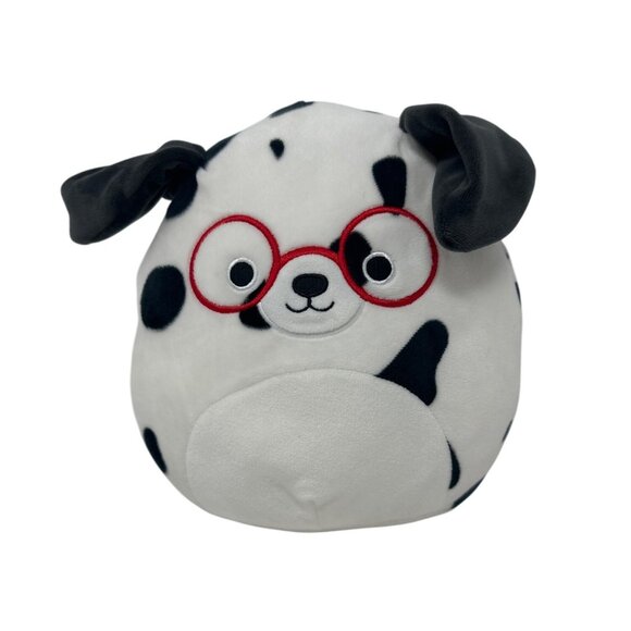 Squishmallow Fania 11" Dalmatian Plush Dog With Glasses - Picture 1 of 9